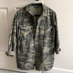 Topshop camo jacket